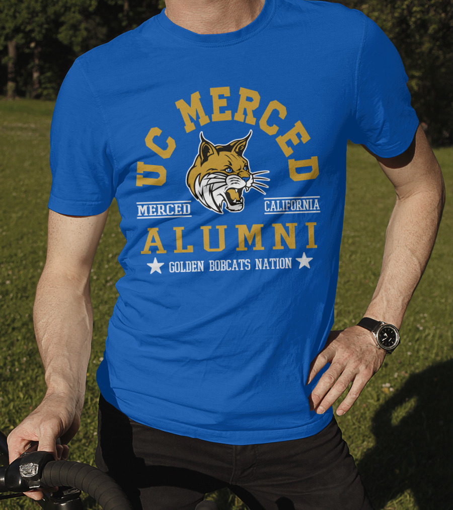 UC Merced Alumni Golden Bobcats Nation Merced California T-Shirt