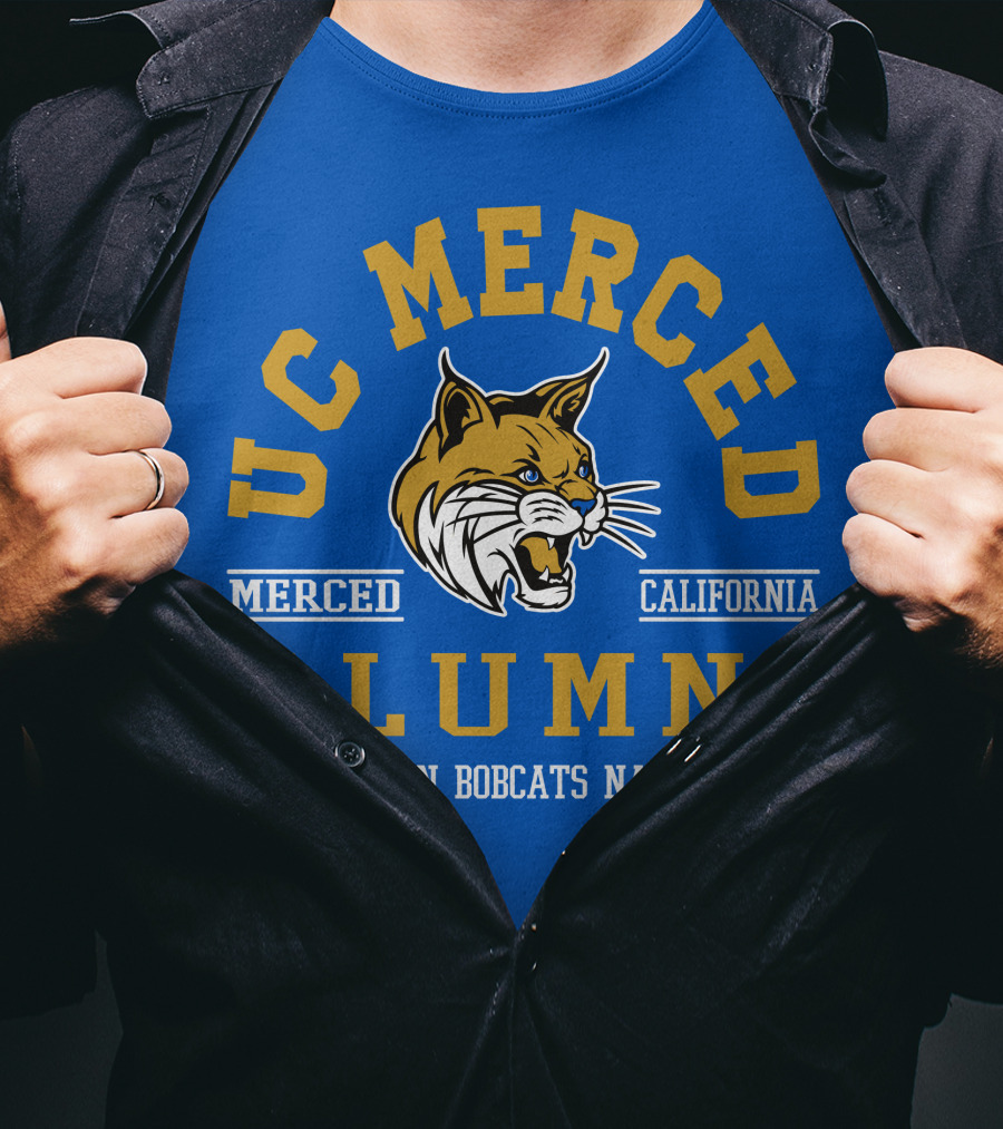UC Merced Alumni Golden Bobcats Nation Merced California T-Shirt