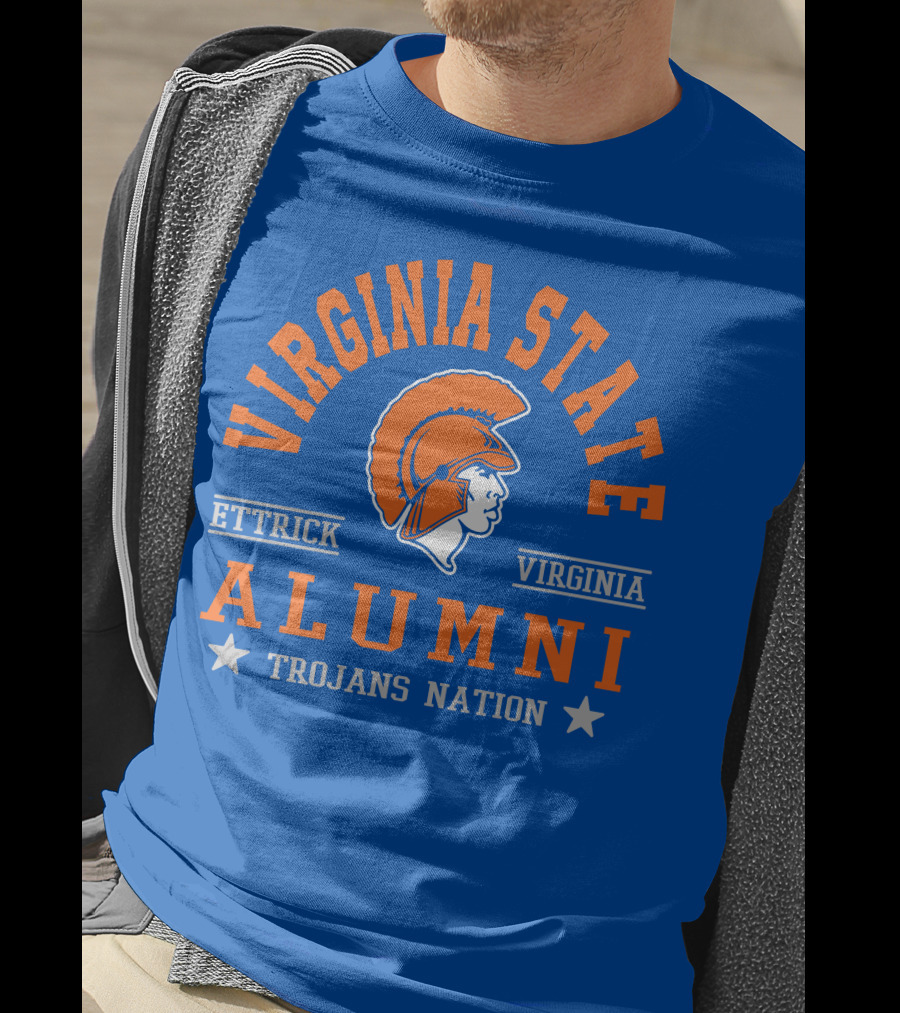 Virginia State Ettrick Alumni Trojans Nation T-Shirt