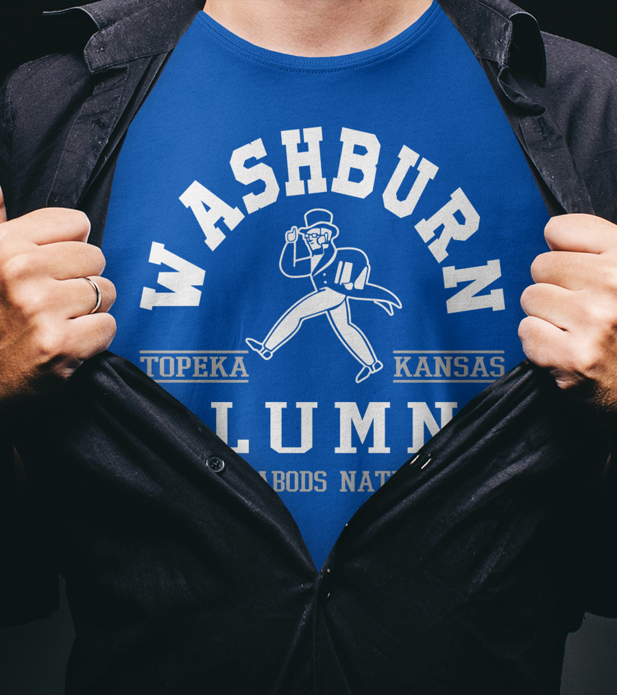 Washburn Alumni Topeka Kansas Ichabods Nation T-Shirt