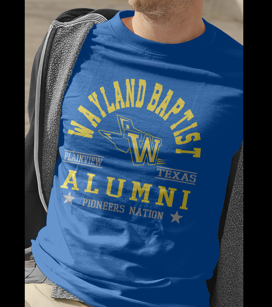 Wayland Baptist Alumni Pioneers Nation Plainview Texas T-Shirt