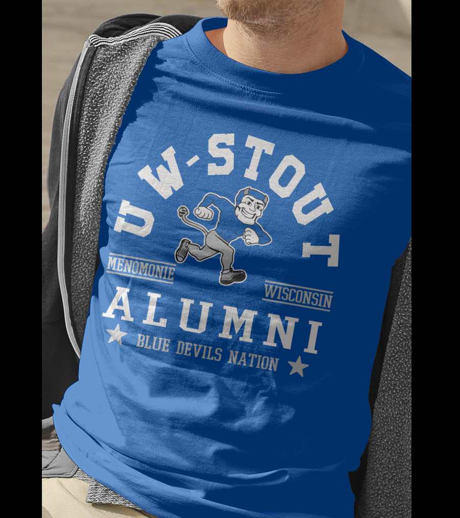 UW-Stout Alumni Blue Devils Nation Menomonie Wisconsin T-Shirt