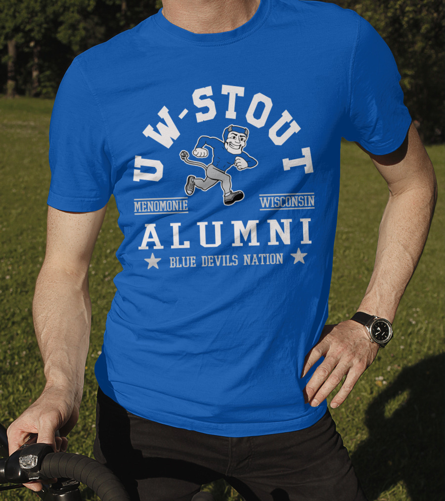 UW-Stout Alumni Blue Devils Nation Menomonie Wisconsin T-Shirt