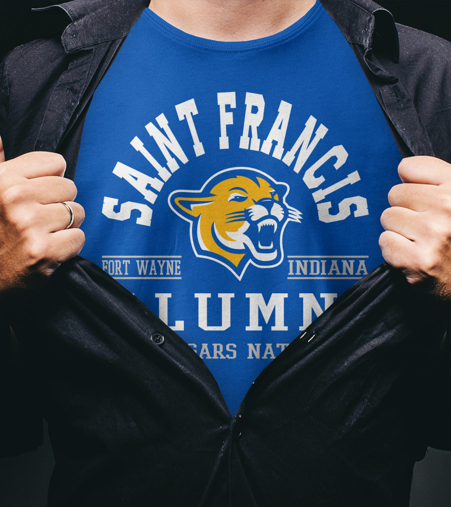 Saint Francis Fort Wayne Indiana Alumni Cougars Nation T-Shirt