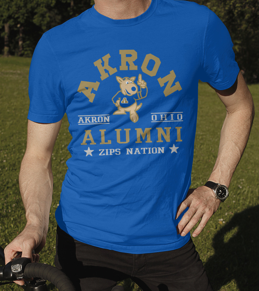 Akron Ohio Alumni Zips Nation T-Shirt