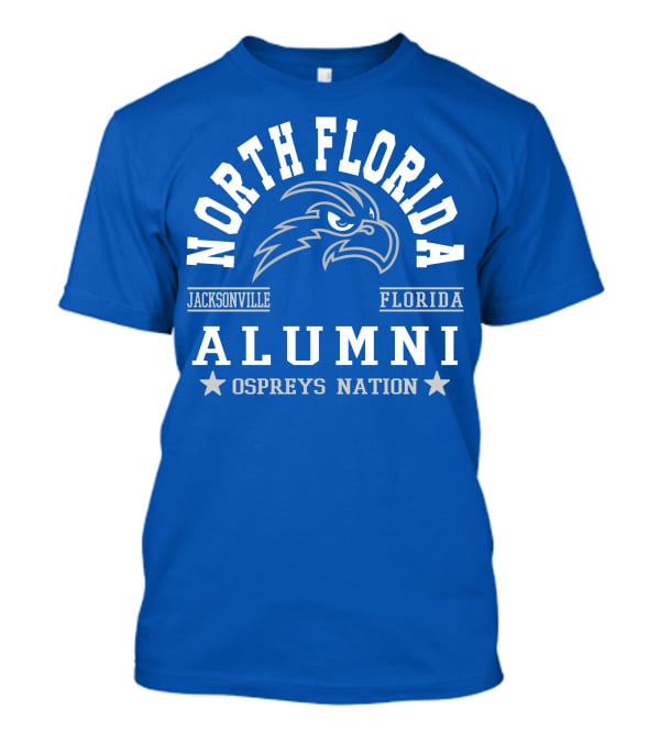 North Florida Alumni Ospreys Nation Jacksonville Florida T-Shirt
