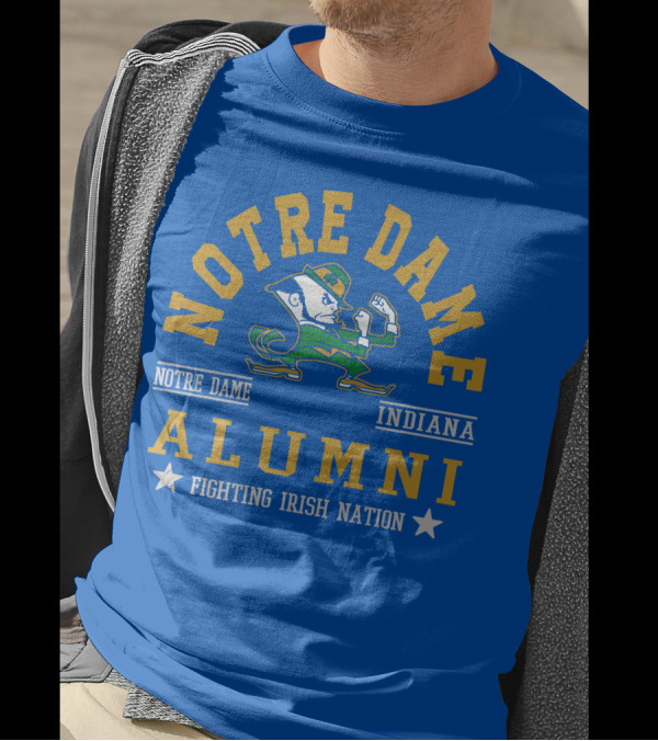 Notre Dame Indiana Alumni Fighting Irish Nation T-Shirt