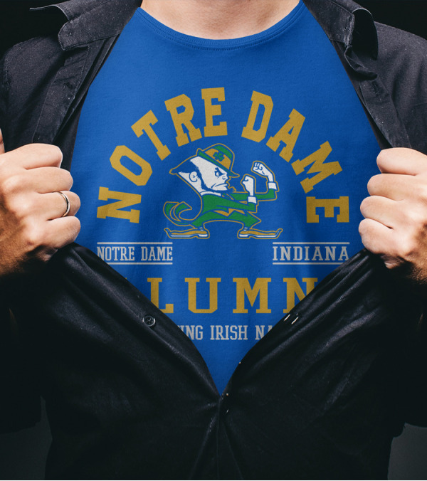 Notre Dame Indiana Alumni Fighting Irish Nation T-Shirt