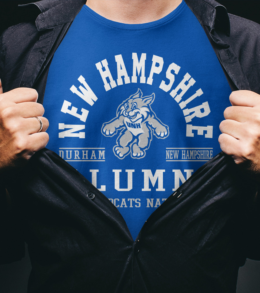 New Hampshire Durham Wildcats Nation Alumni T-Shirt