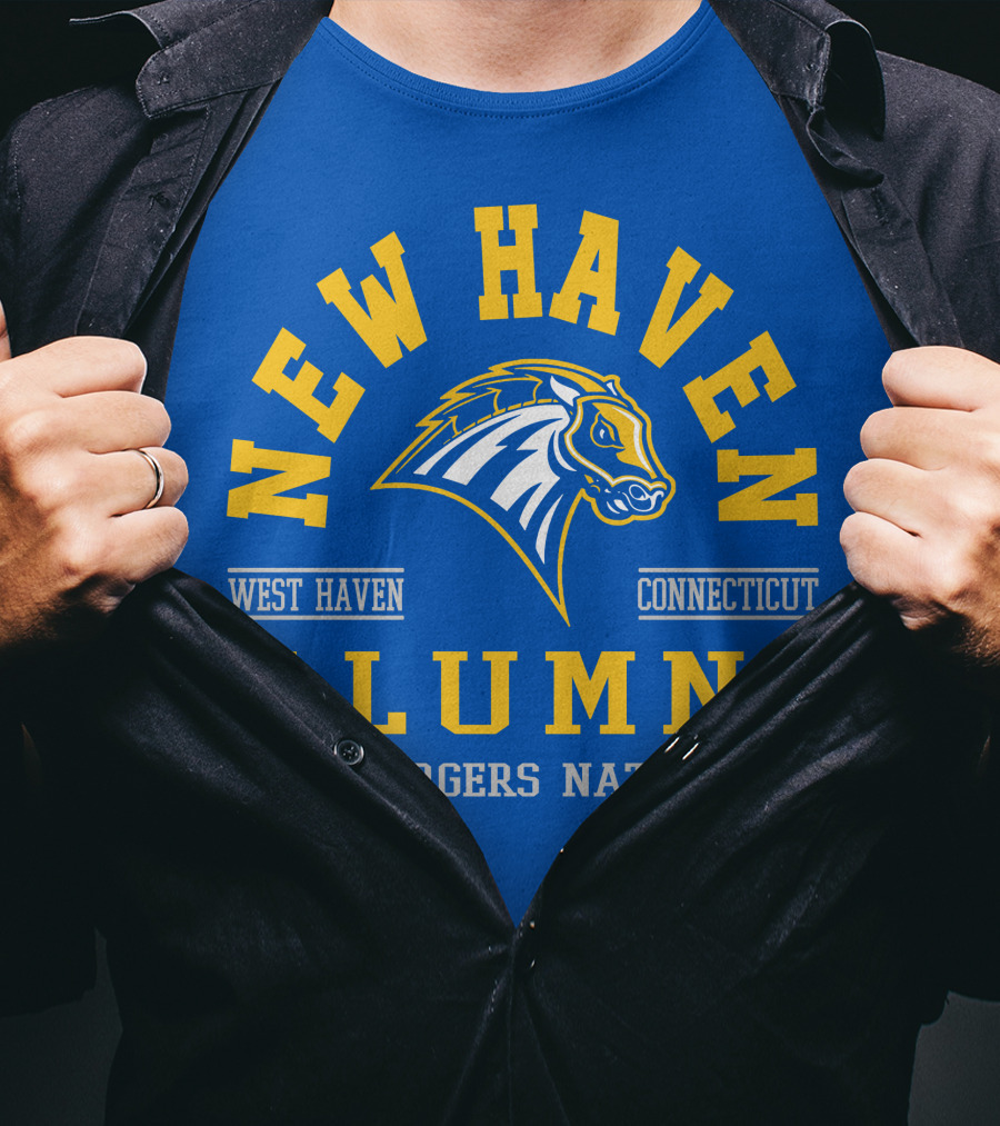New Haven West Haven Connecticut Alumni Chargers Nation T-Shirt
