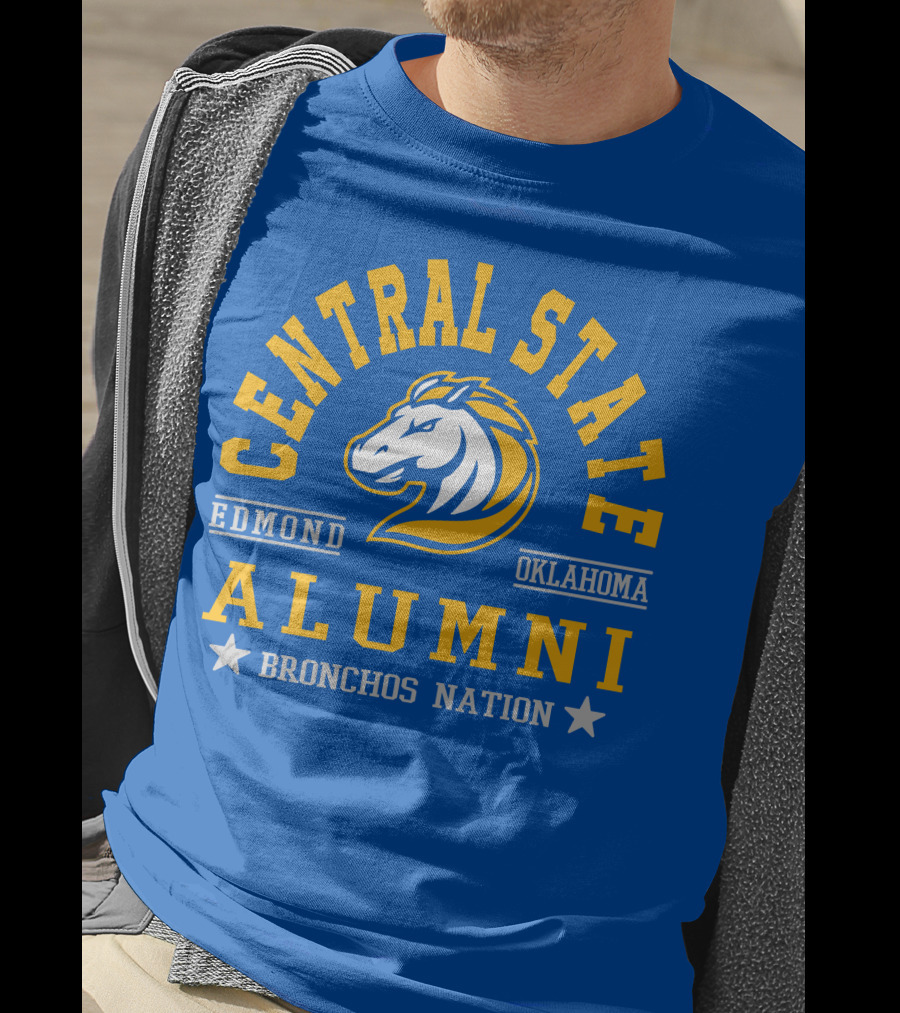 Central State Alumni Edmond Oklahoma Bronchos Nation T-Shirt
