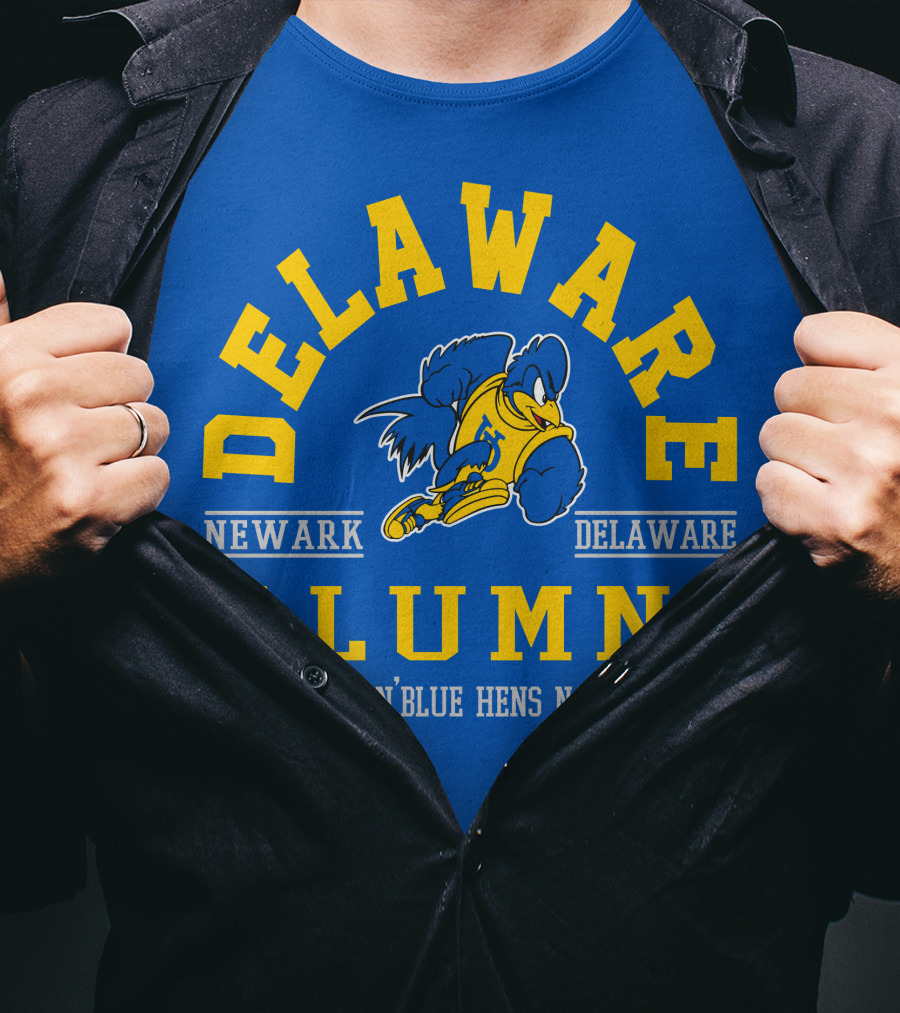 Delaware Newark Alumni Fightin' Blue Hens Nation T-Shirt