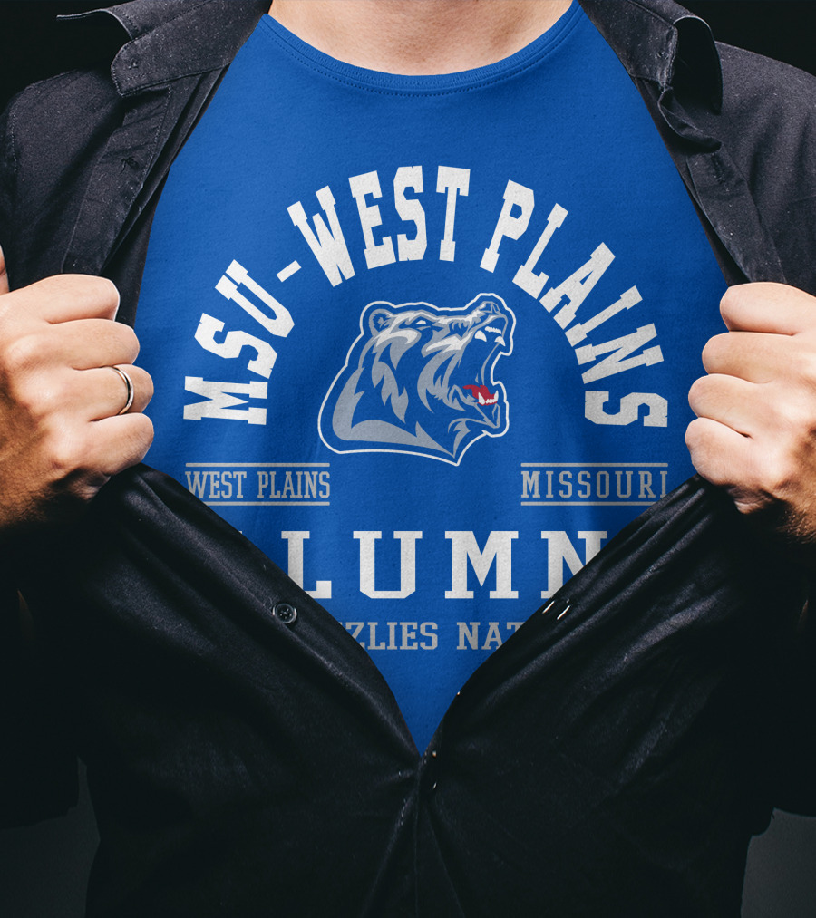 MSU–West Plains Missouri Alumni Grizzlies Nation T-Shirt