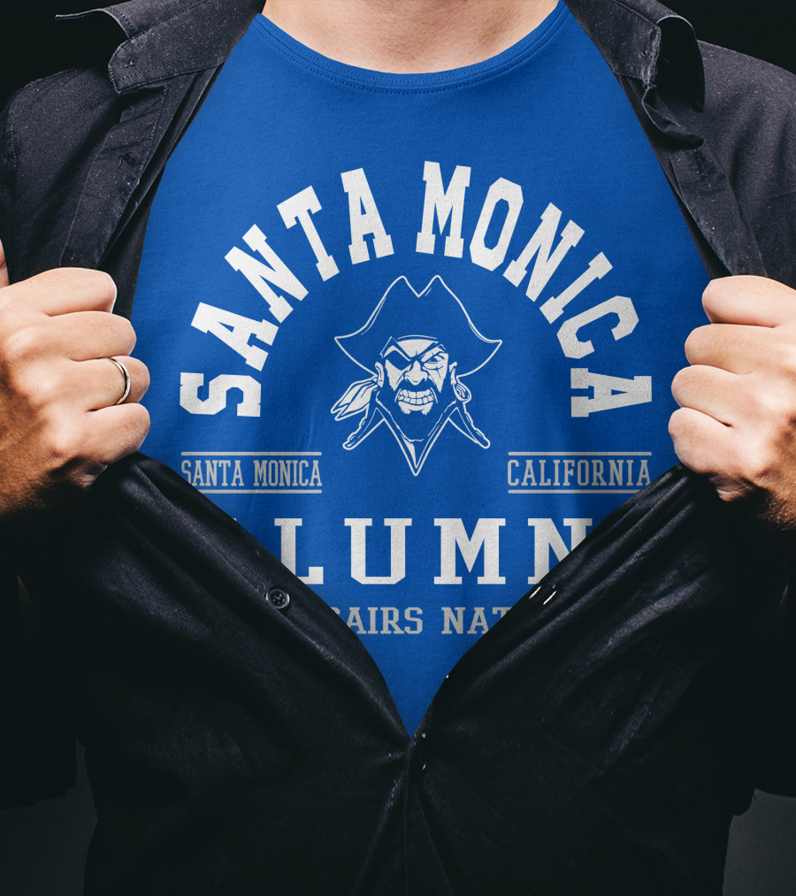 Santa Monica California Alumni Corsairs Nation T-Shirt