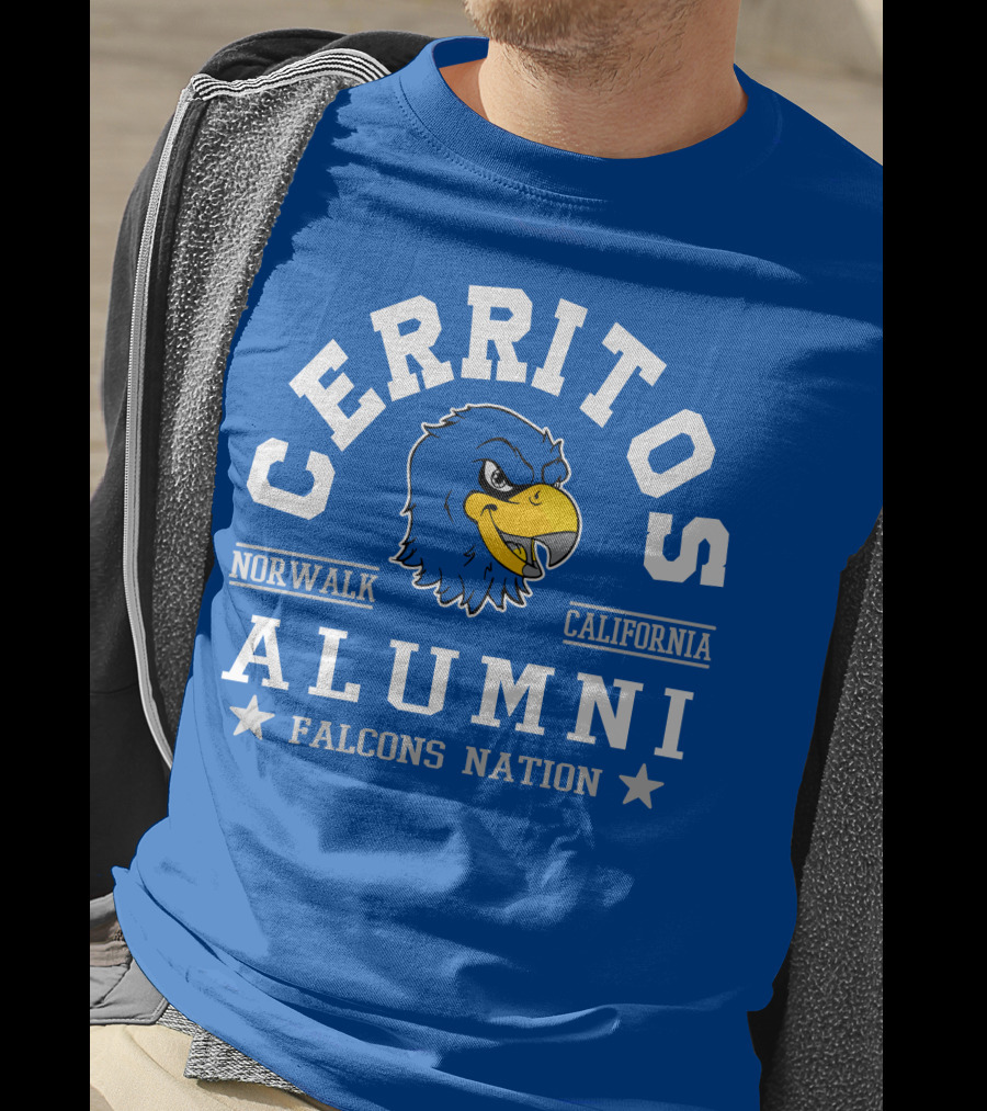 Cerritos Norwalk California Alumni Falcons Nation T-Shirt