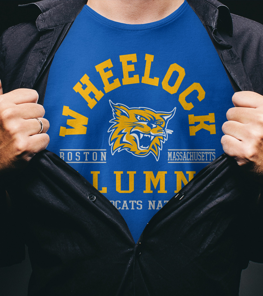 Wheelock College Boston Massachusetts Alumni Wildcats Nation T-Shirt