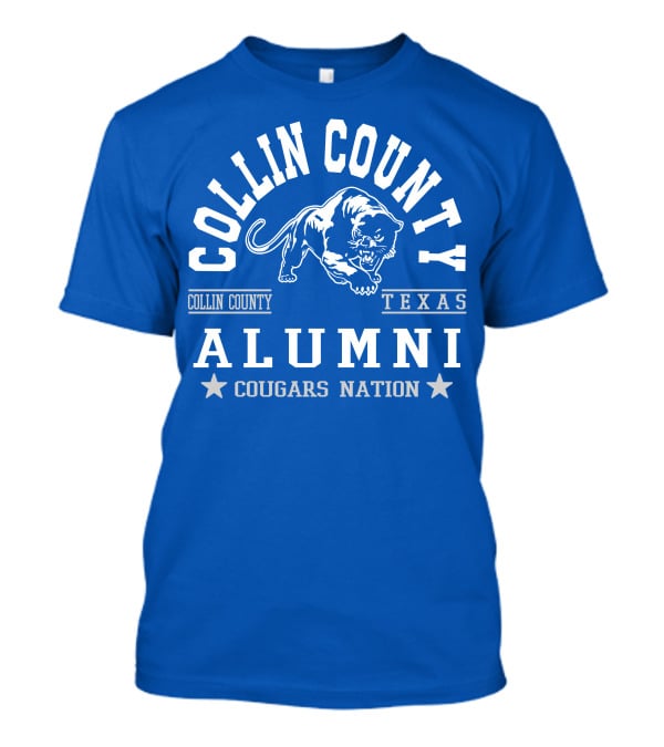 Collin County Texas Alumni Cougars Nation T-Shirt