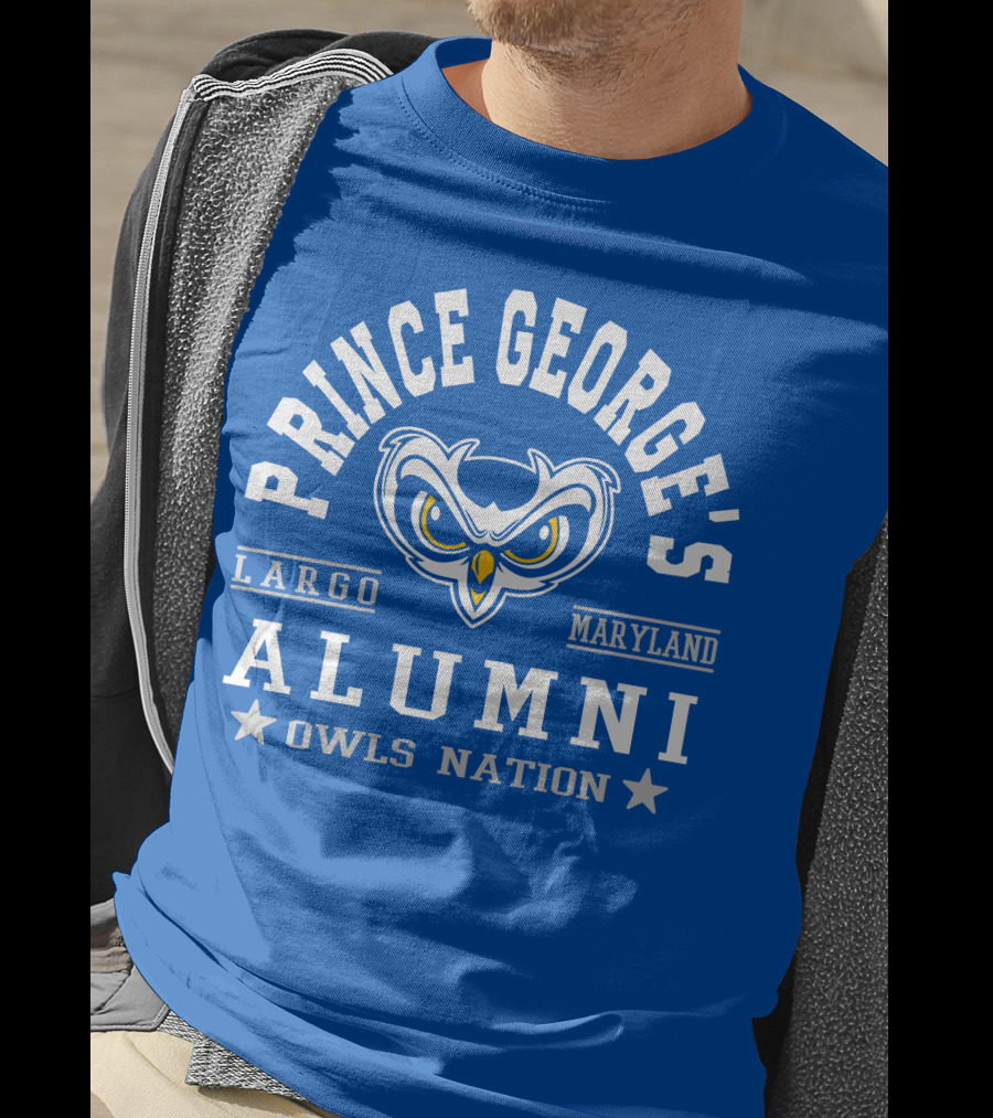 Prince George's College Alumni Owls Nation Largo Maryland T-Shirt