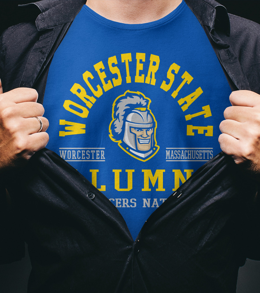 Worcester State Alumni Lancers Nation Massachusetts T-Shirt