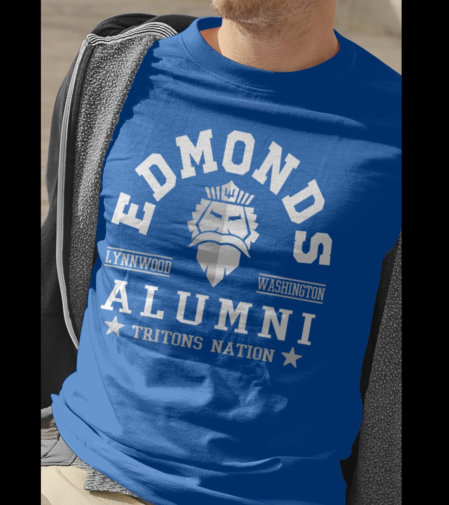 Edmonds Lynnwood Washington Alumni Tritons Nation T-Shirt