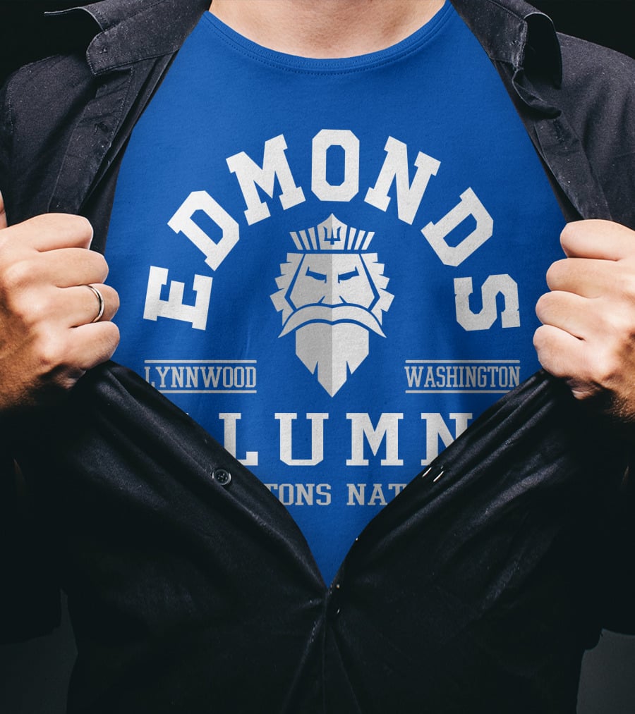 Edmonds Lynnwood Washington Alumni Tritons Nation T-Shirt