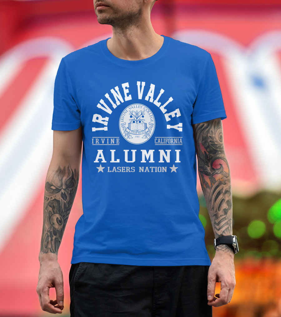 Irvine Valley College Alumni Lasers Nation Irvine California 1985 T-Shirt