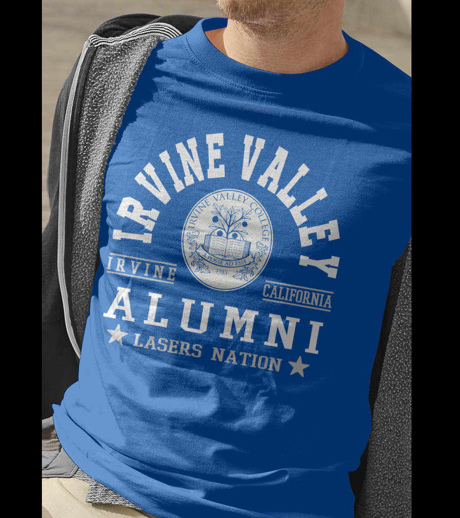 Irvine Valley College Alumni Lasers Nation Irvine California 1985 T-Shirt
