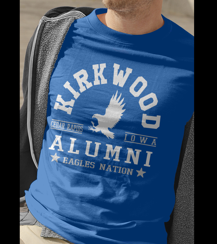 Kirkwood Cedar Rapids Iowa Alumni Eagles Nation T-Shirt