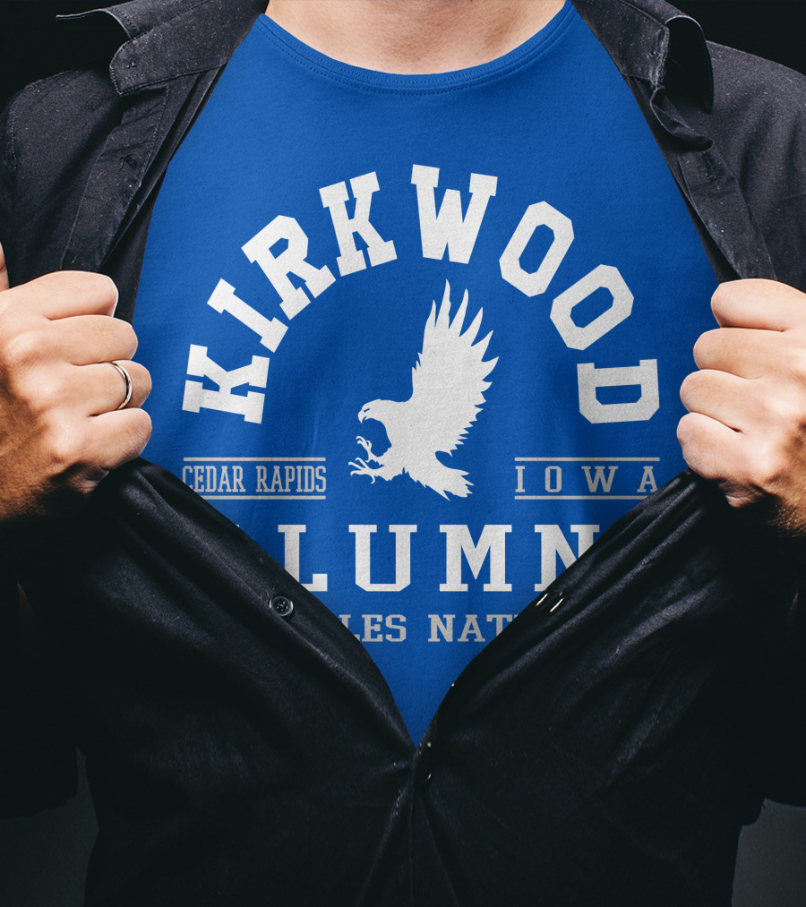 Kirkwood Cedar Rapids Iowa Alumni Eagles Nation T-Shirt