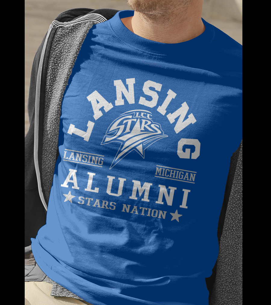 Lansing Michigan LCC Stars Alumni Stars Nation T-Shirt