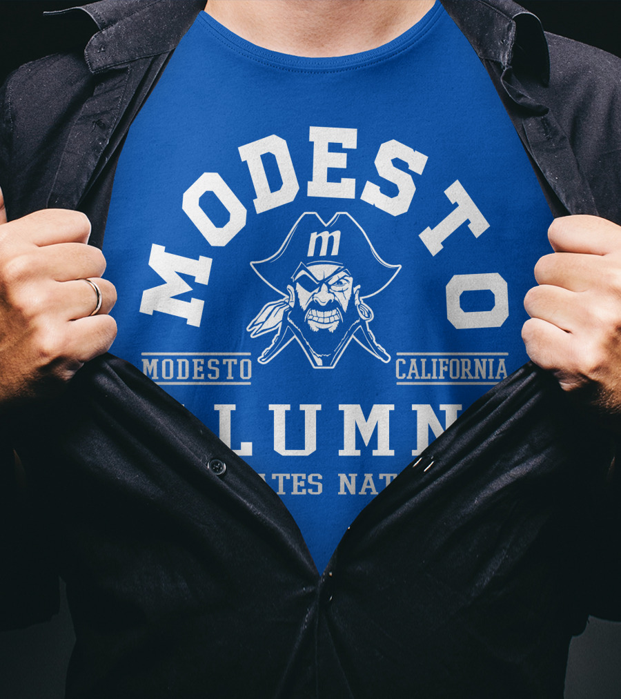 Modesto California Pirates Alumni Nation T-Shirt