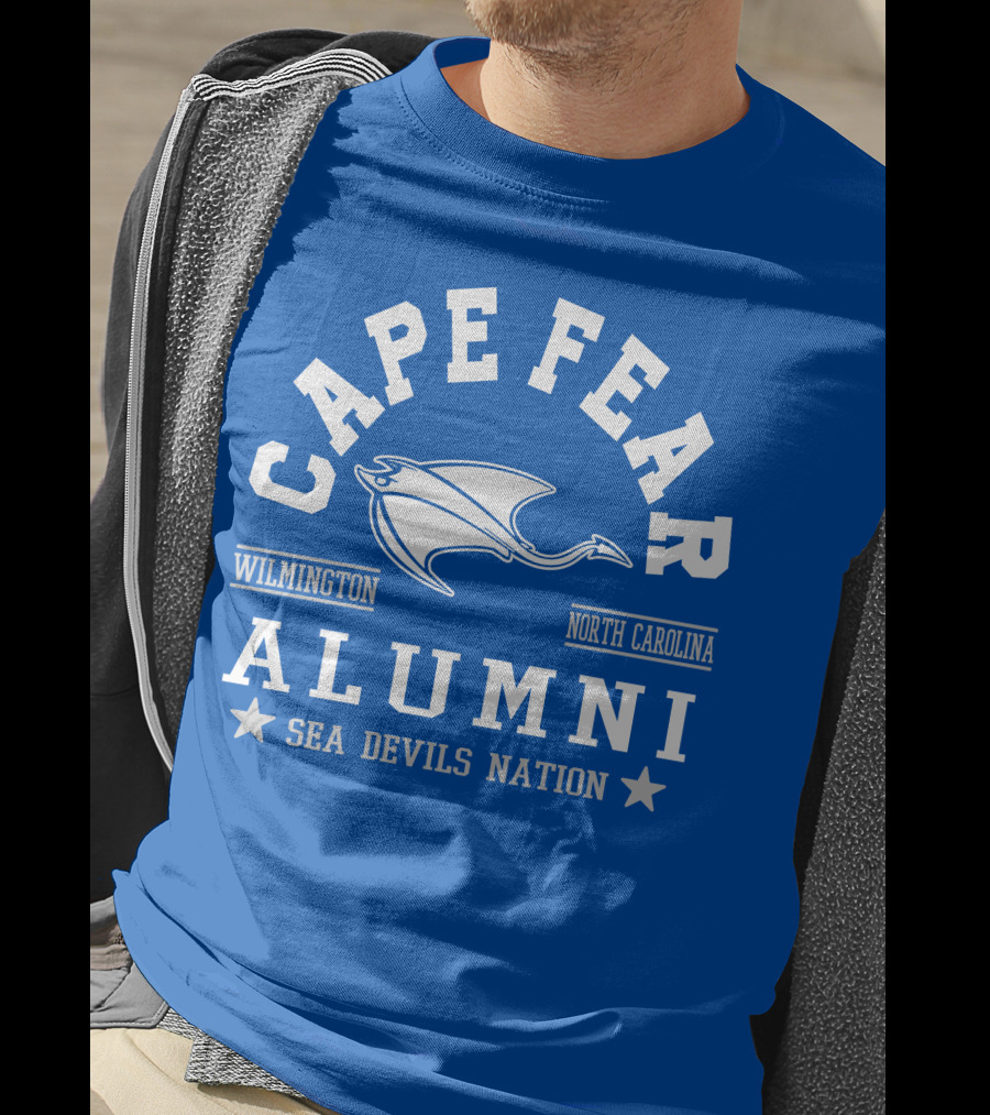 Cape Fear Alumni Wilmington North Carolina Sea Devils Nation T-Shirt