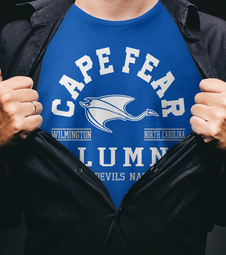 Cape Fear Alumni Wilmington North Carolina Sea Devils Nation T-Shirt