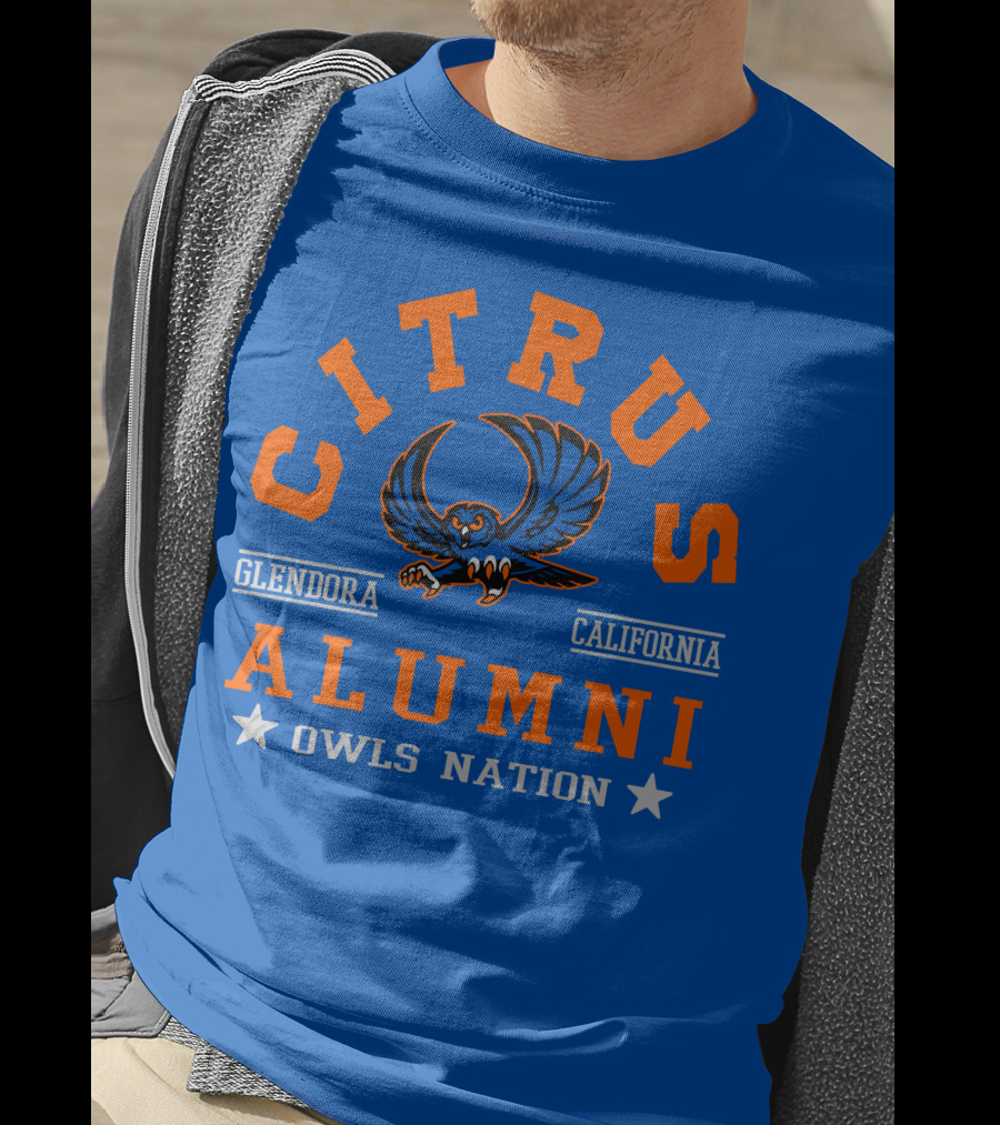 Citrus Alumni Owls Nation Glendora California T-Shirt