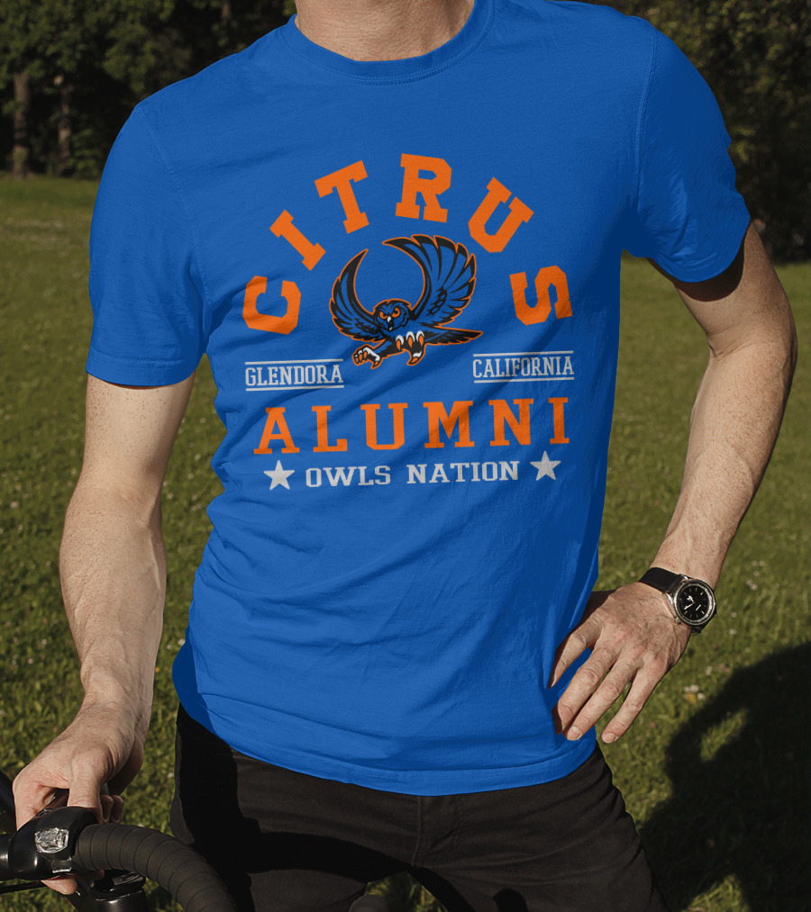 Citrus Alumni Owls Nation Glendora California T-Shirt