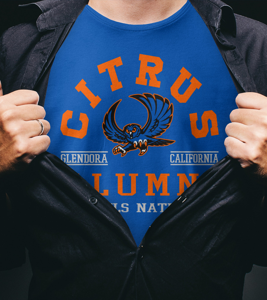 Citrus Alumni Owls Nation Glendora California T-Shirt