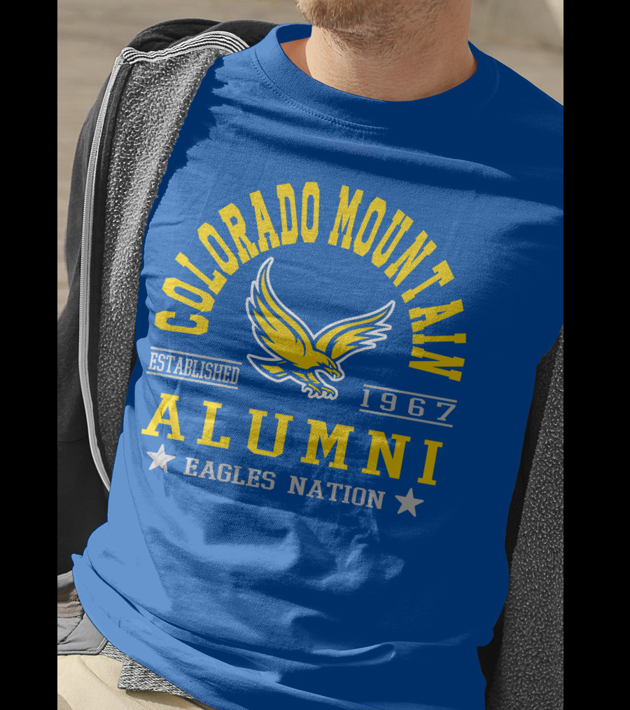 Colorado Mountain Established 1967 Alumni Eagles Nation T-Shirt