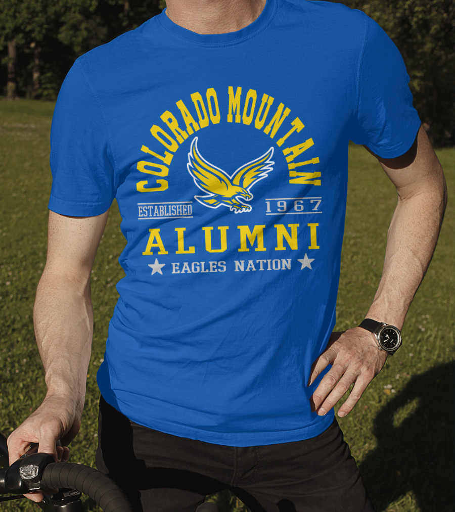 Colorado Mountain Established 1967 Alumni Eagles Nation T-Shirt