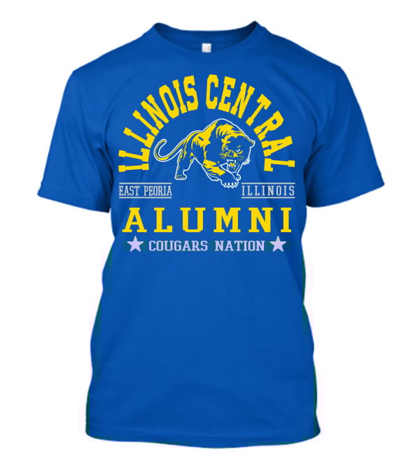 Illinois Central College Alumni East Peoria Cougars Nation T-Shirt