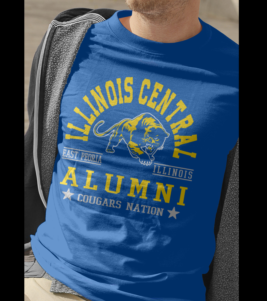 Illinois Central College Alumni East Peoria Cougars Nation T-Shirt