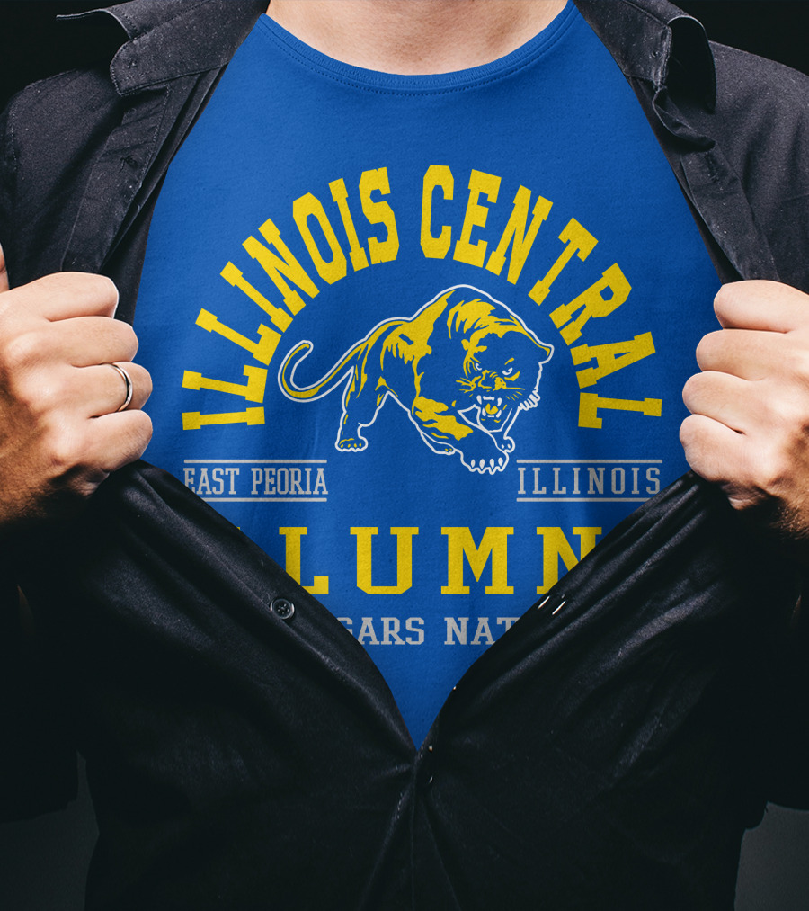 Illinois Central College Alumni East Peoria Cougars Nation T-Shirt