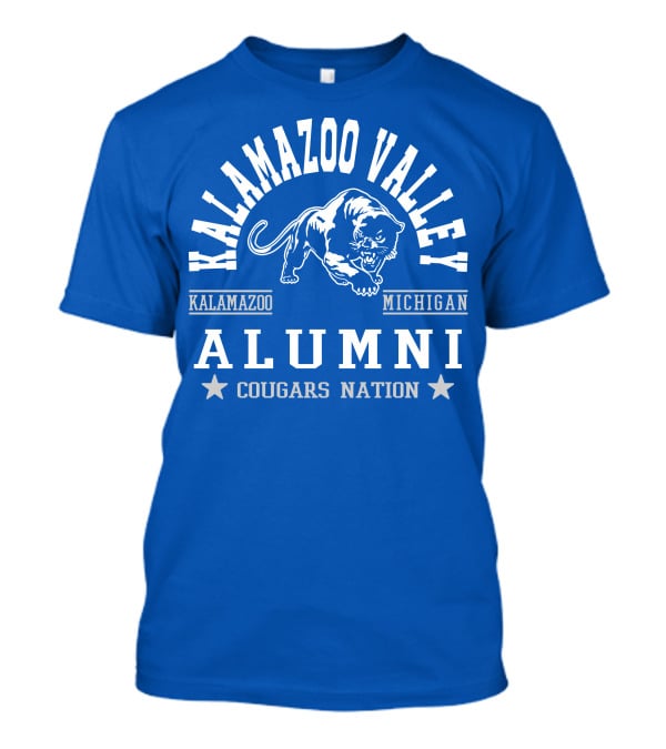 Kalamazoo Valley Alumni Cougars Nation Michigan T-Shirt