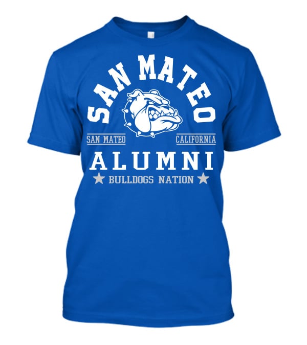 San Mateo California Alumni Bulldogs Nation T-Shirt