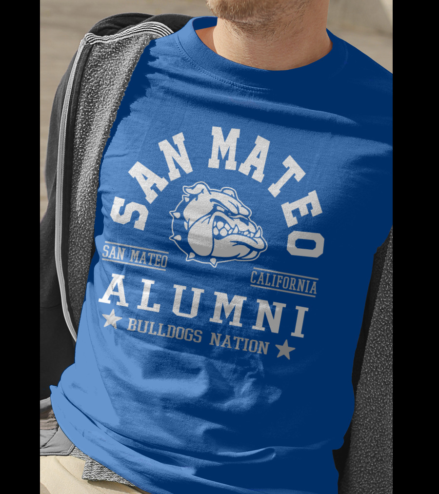San Mateo California Alumni Bulldogs Nation T-Shirt