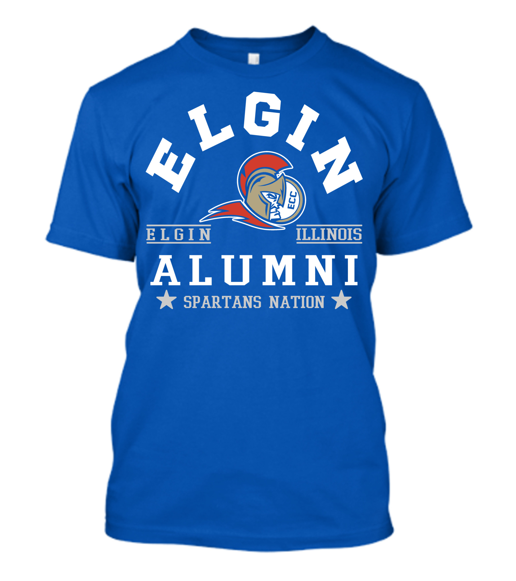 Elgin Illinois ECC Spartans Alumni Nation T-Shirt