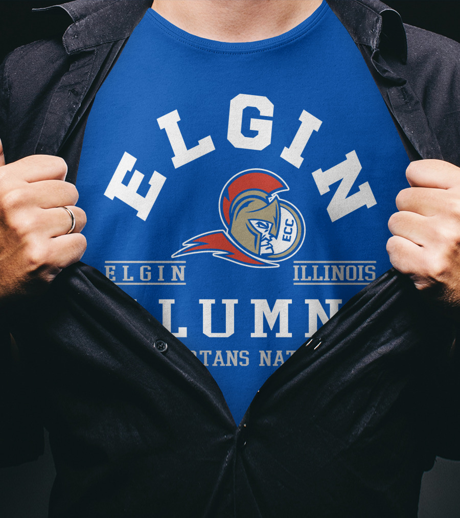 Elgin Illinois ECC Spartans Alumni Nation T-Shirt