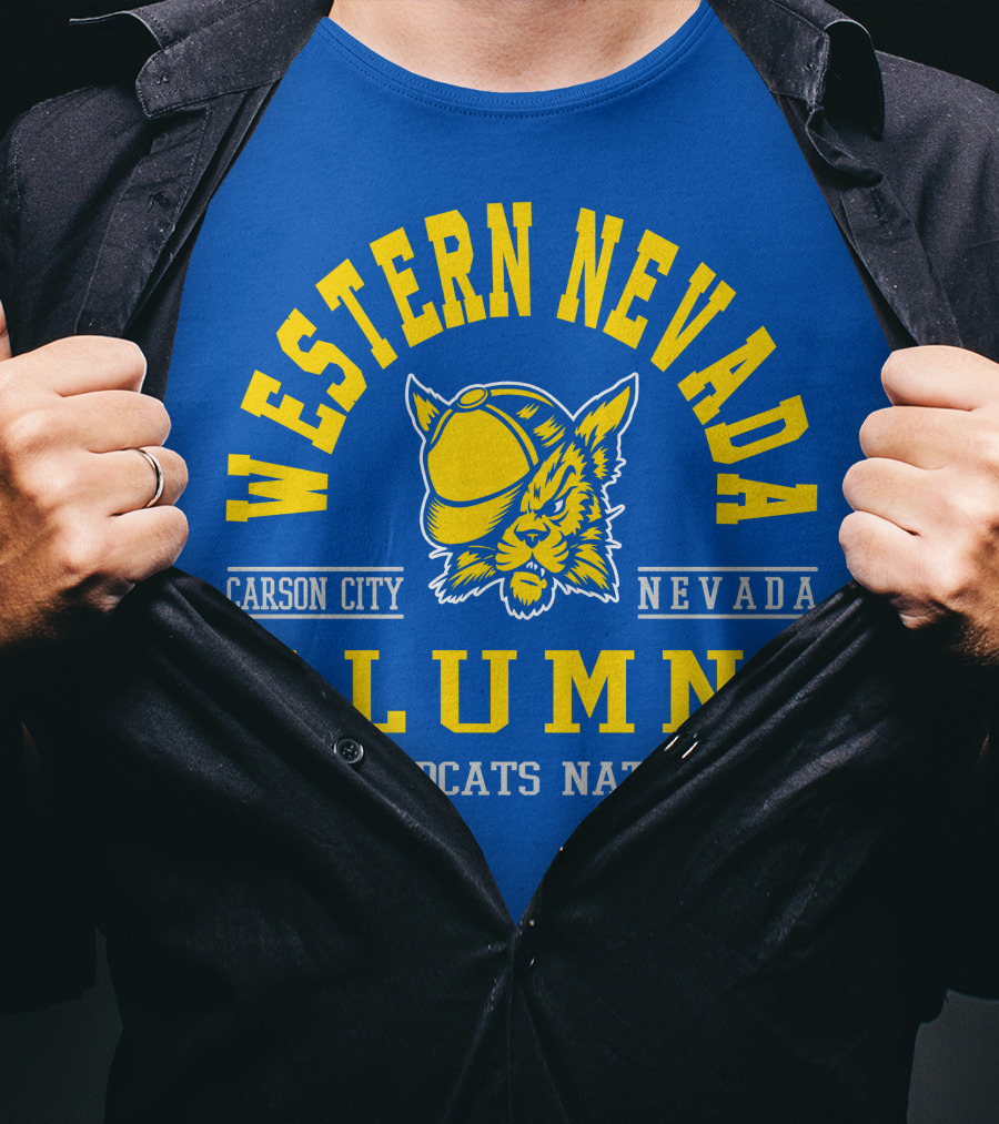 Western Nevada Carson City Alumni Wildcats Nation T-Shirt