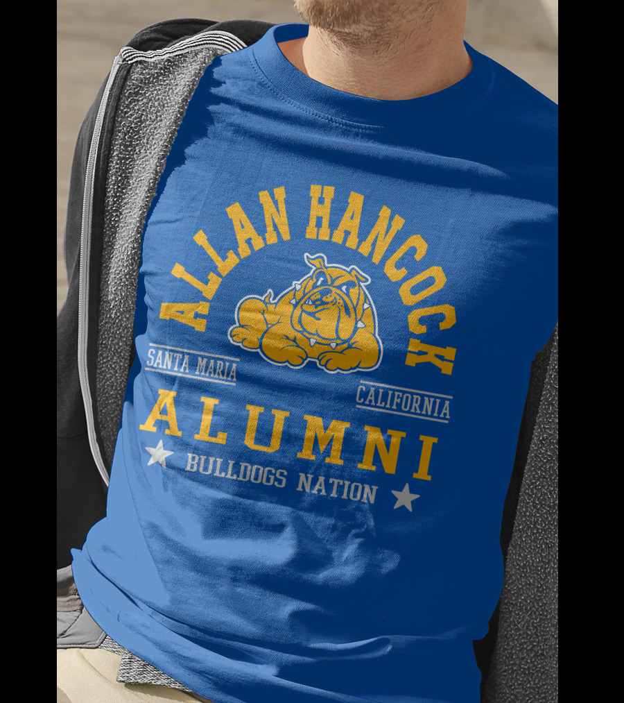 Allan Hancock Santa Maria California Alumni Bulldogs Nation T-Shirt