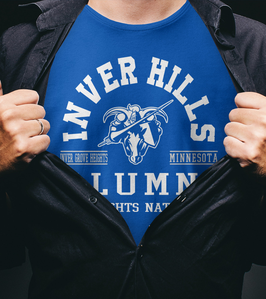 Inver Hills Alumni Knights Nation Inver Grove Heights Minnesota T-Shirt