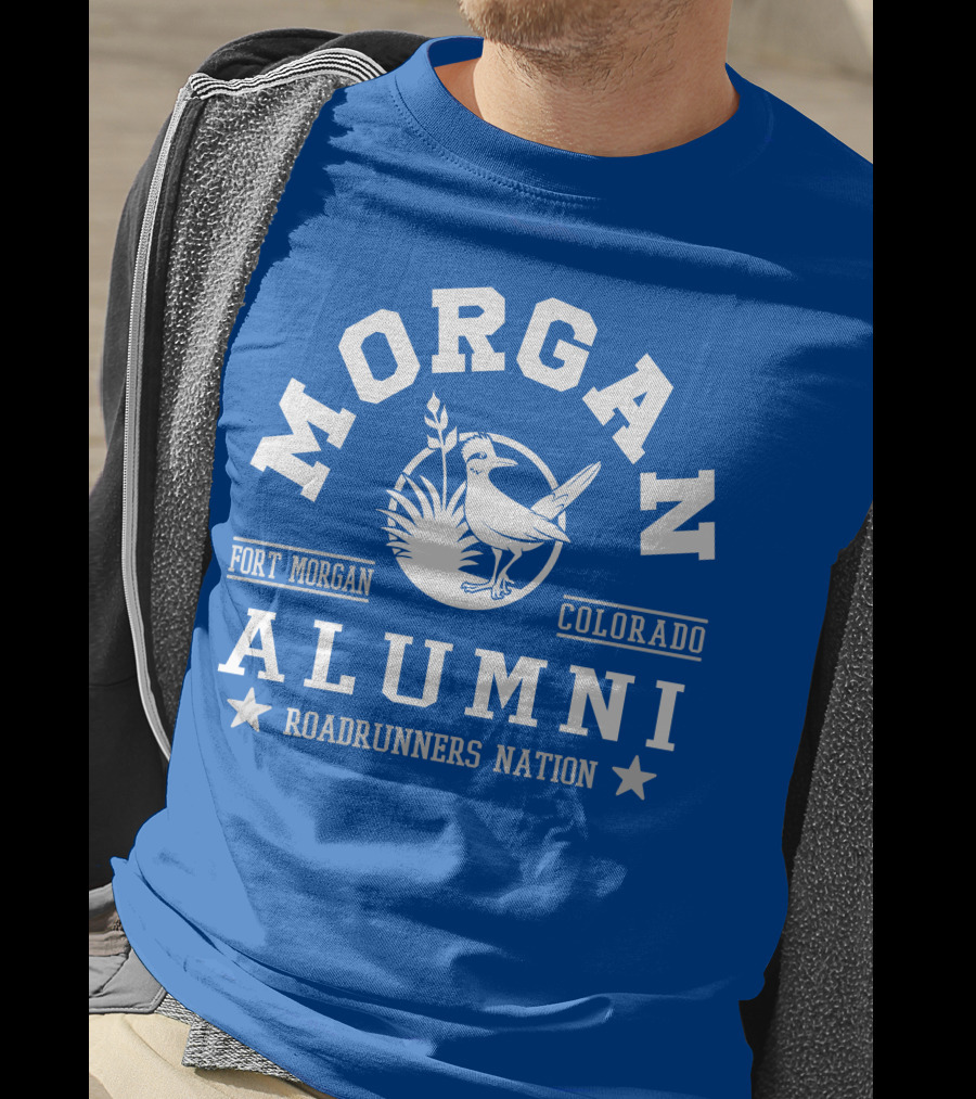 Morgan College Alumni Fort Morgan Colorado Roadrunners Nation T-Shirt